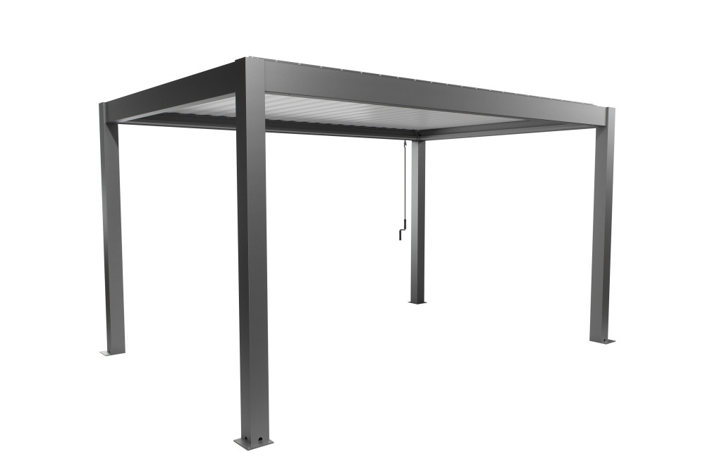 Pergola Biohort T. 4,5m x 3m – Acier Thermolaqué – Garantie 20 ans