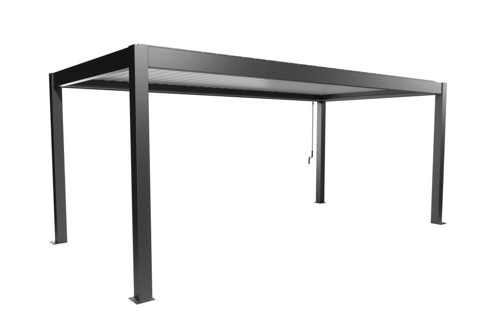 Pergola Biohort T. 6m x 3m – Acier Thermolaqué – Garantie 20 ans