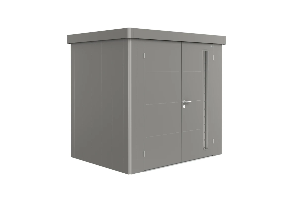 Abri de jardin métal Biohort Neo 1B double porte 236x180 cm