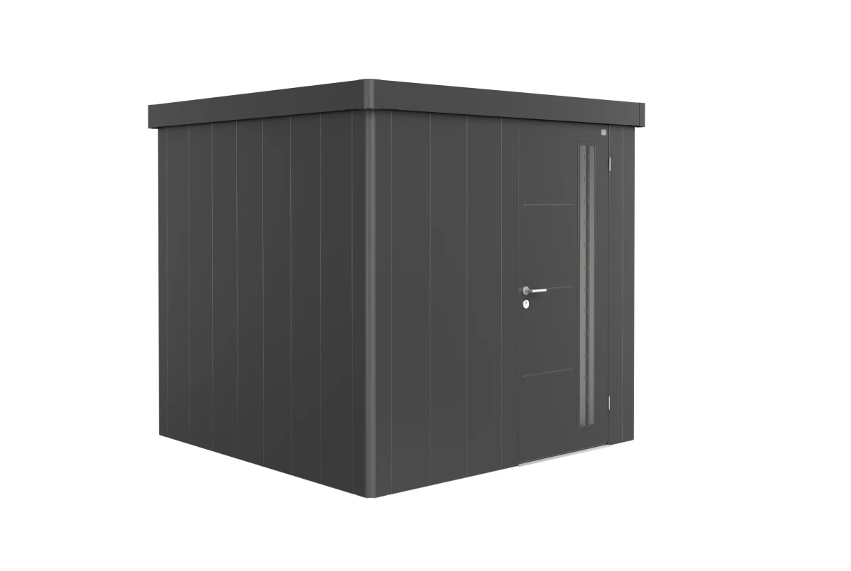 Abri de jardin métal Biohort Neo 2B porte standard 236x236 cm