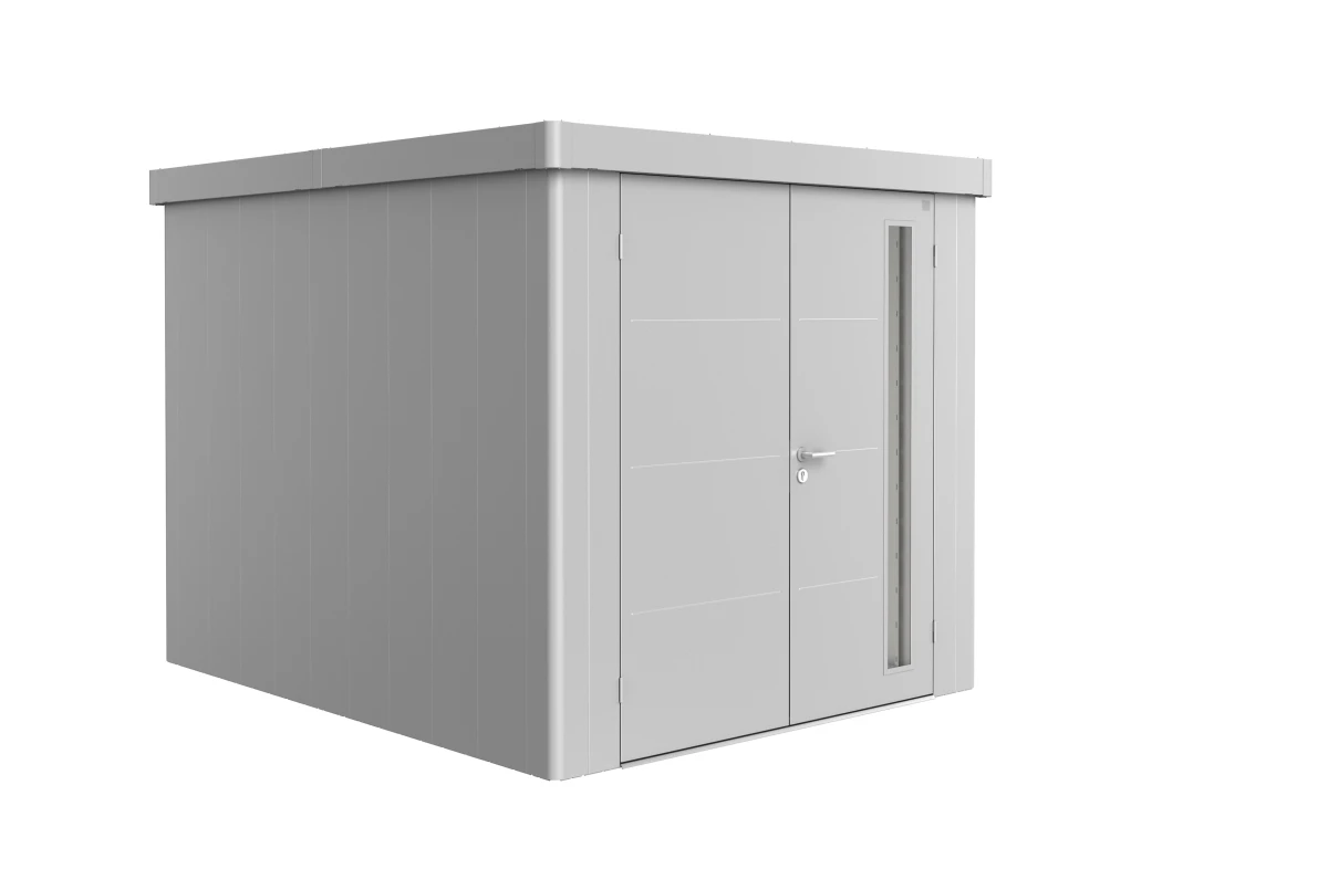 Abri de jardin métal Biohort Neo 3B double porte 236x292 cm