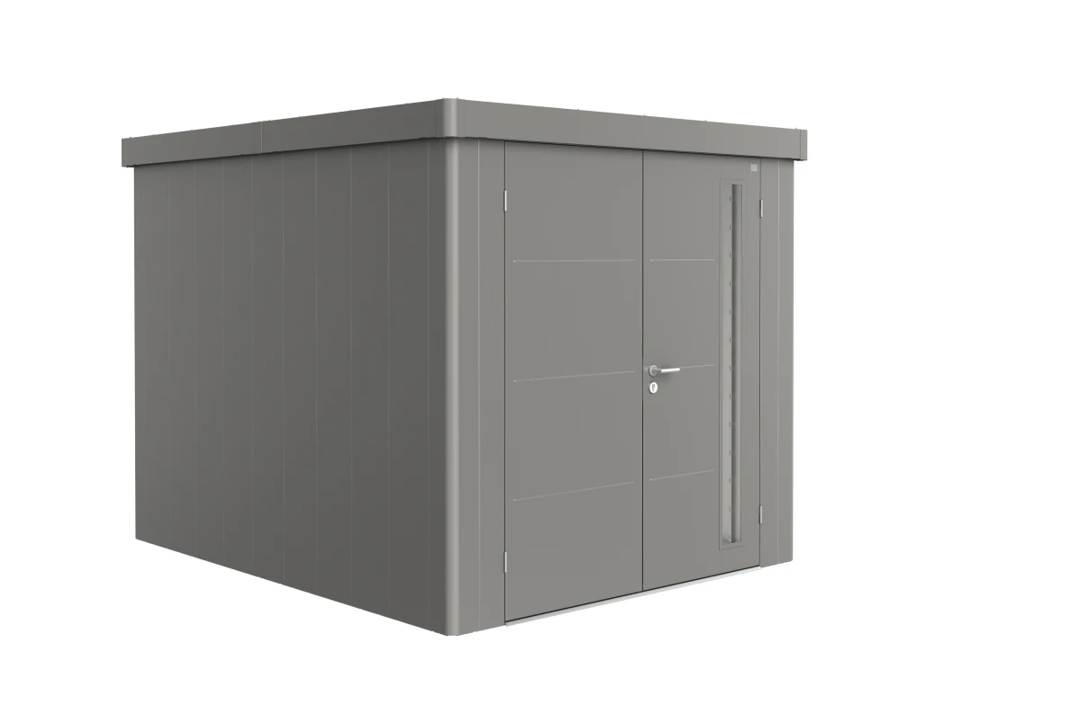 Abri de jardin métal Biohort Neo 3B double porte 236x292 cm