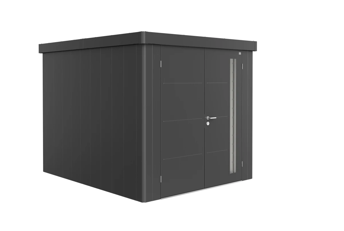 Abri de jardin métal Biohort Neo 3B double porte 236x292 cm