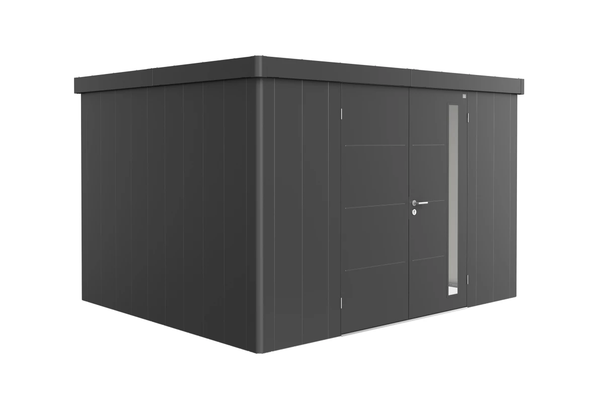 Abri de jardin métal Biohort Neo 3D double porte 348x292 cm