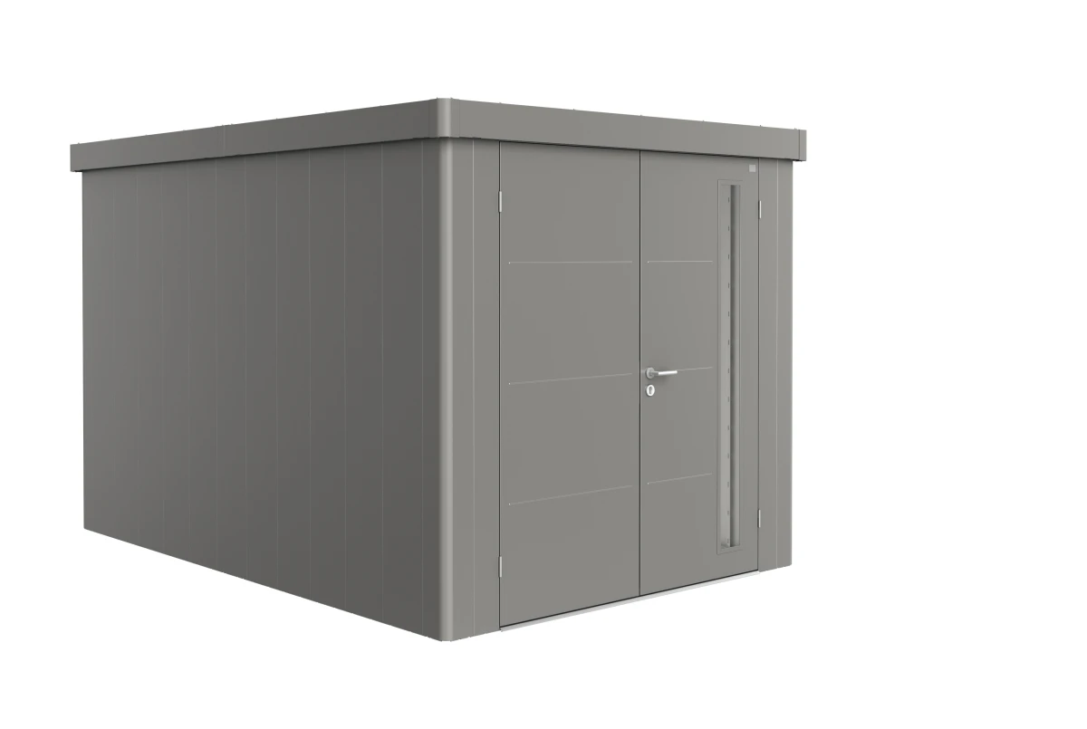 Abri de jardin métal Biohort Neo 4B double porte 236x348 cm