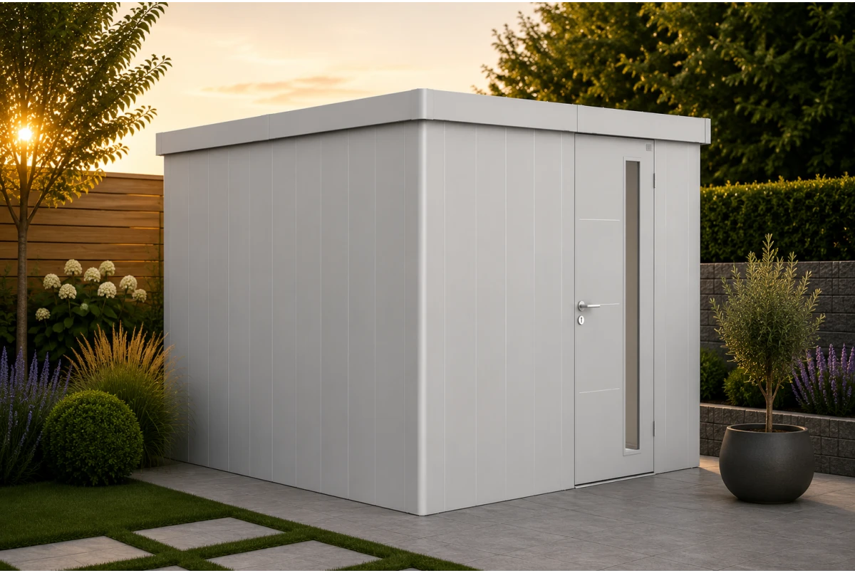 Abri de jardin métal Biohort Neo 4C porte standard 292x348 cm