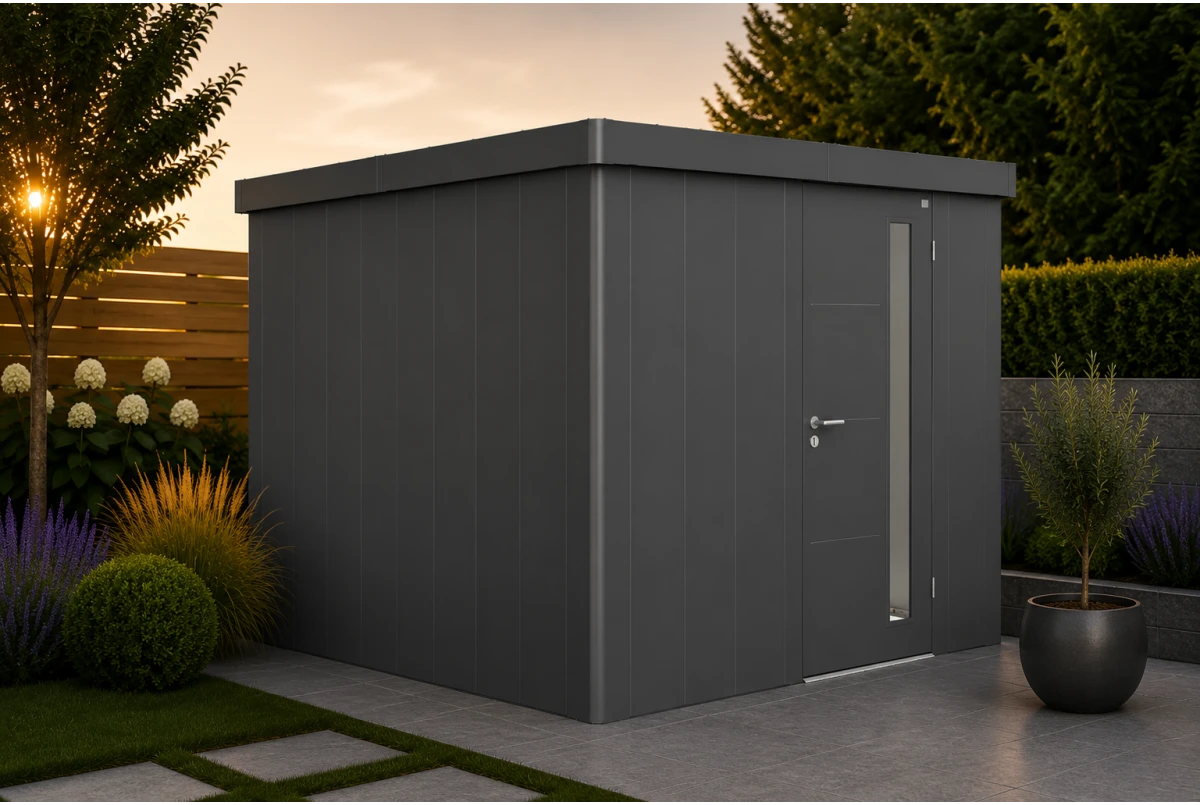 Abri de jardin métal Biohort Neo 4C porte standard 292x348 cm
