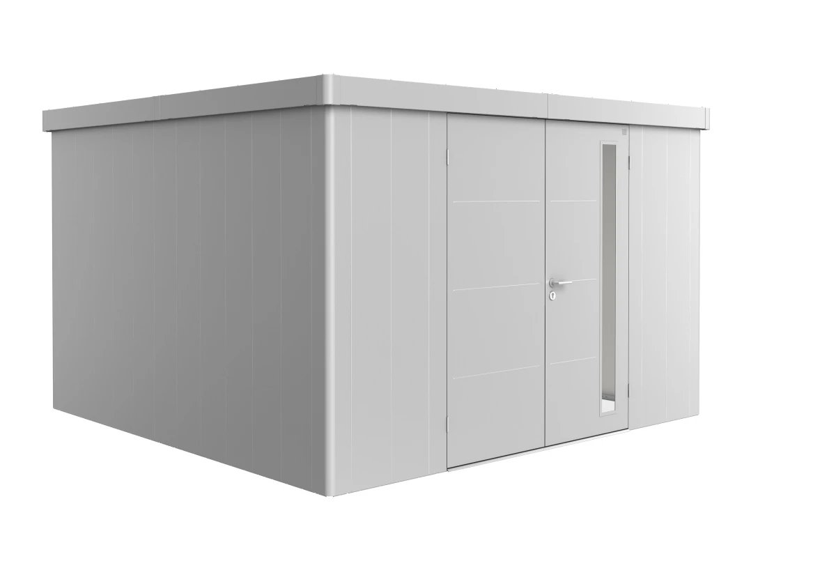 Abri de jardin métal Biohort Neo 4D double porte 348x348 cm