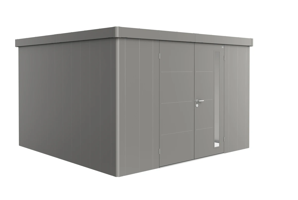 Abri de jardin métal Biohort Neo 4D double porte 348x348 cm