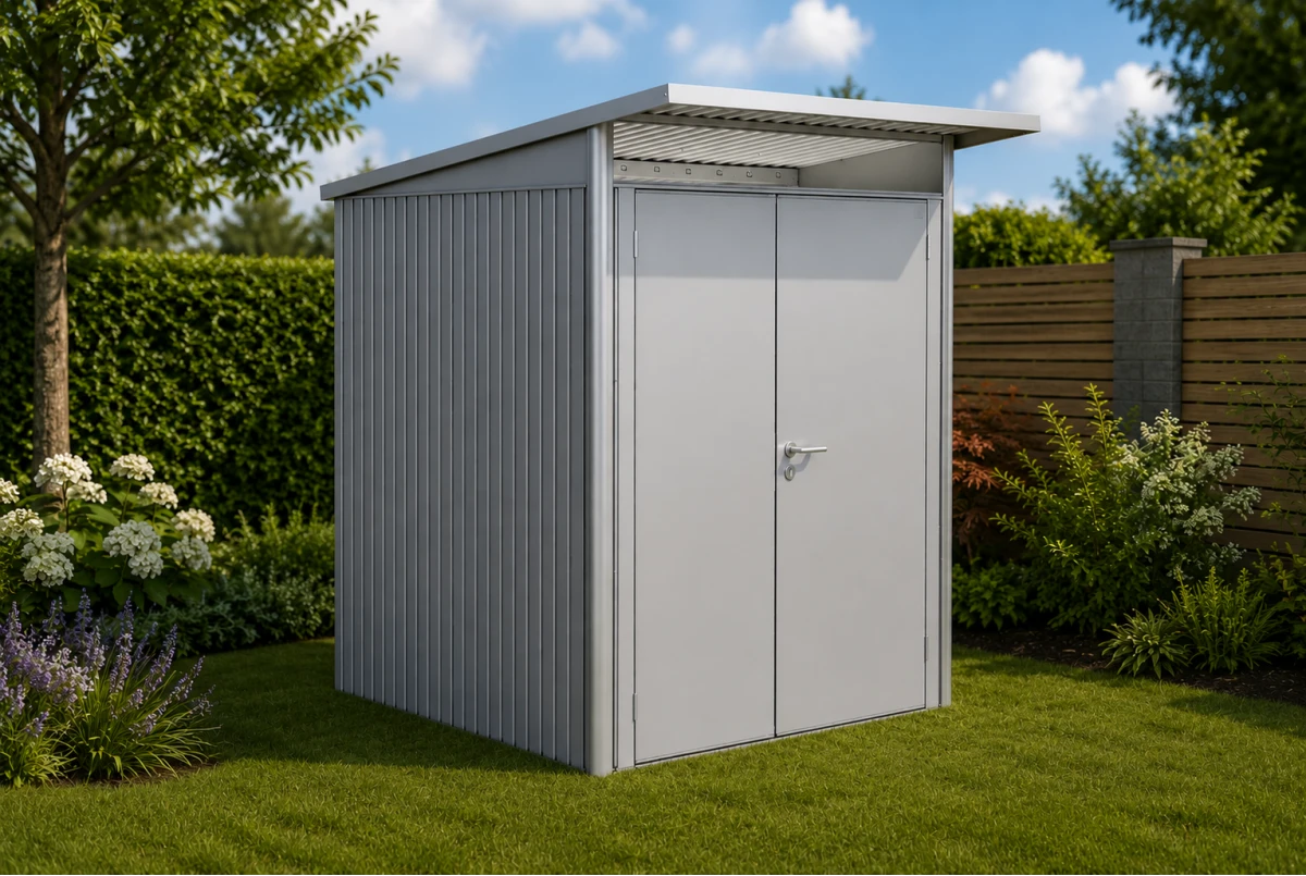 Abri métal BIOHORT AvantGarde A1 double porte