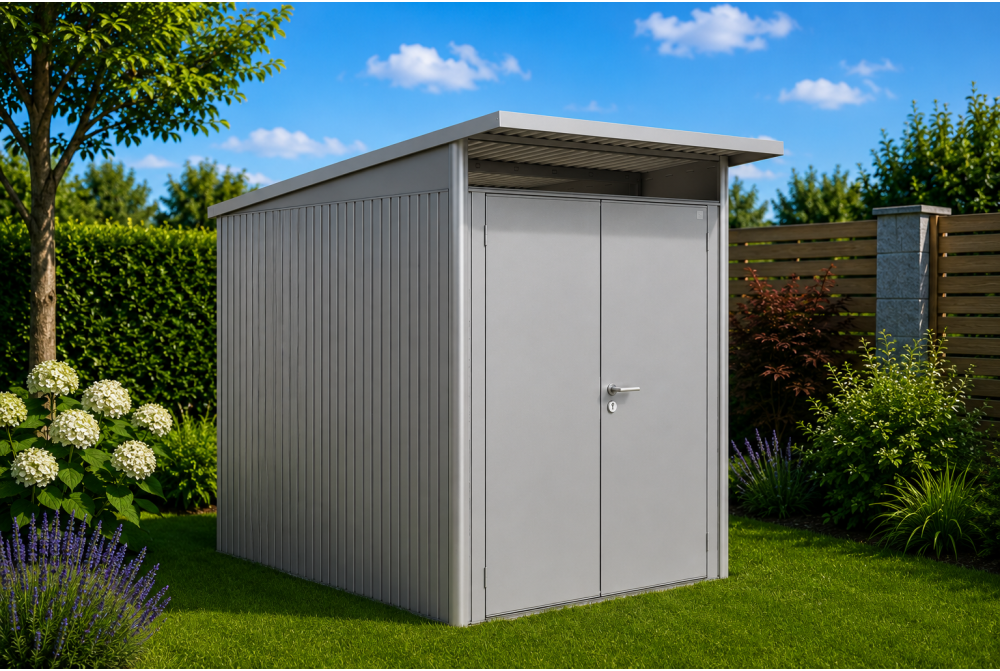 Abri métal BIOHORT AvantGarde A3 double porte