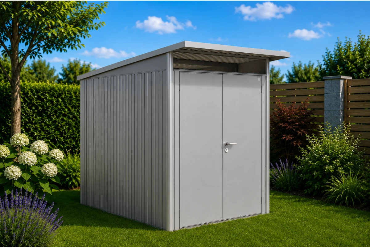 Abri métal BIOHORT AvantGarde A3 double porte