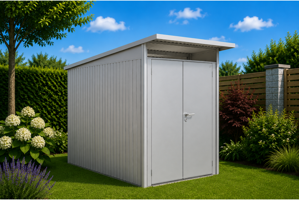 Abri métal BIOHORT AvantGarde A4 double porte