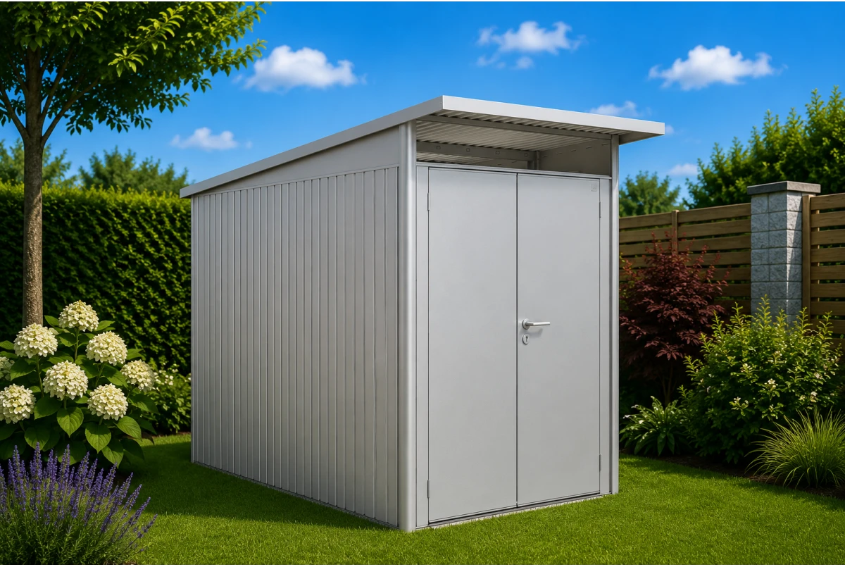 Abri métal BIOHORT AvantGarde A4 double porte
