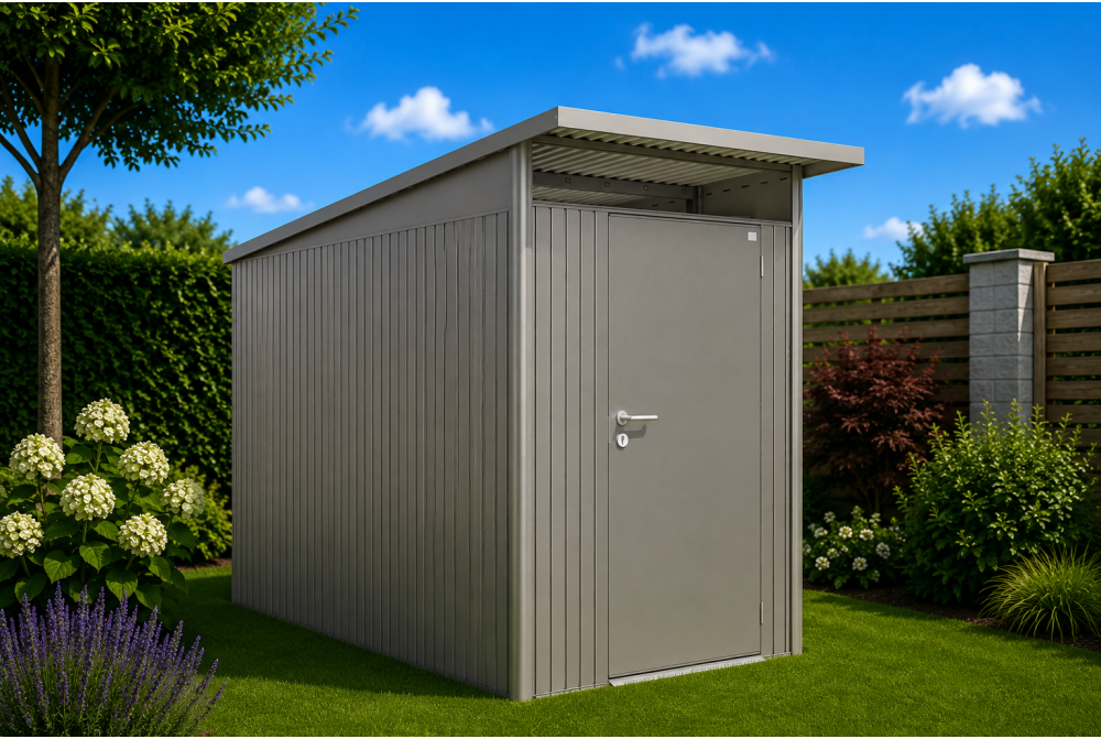 Abri métal BIOHORT AvantGarde A4 porte simple