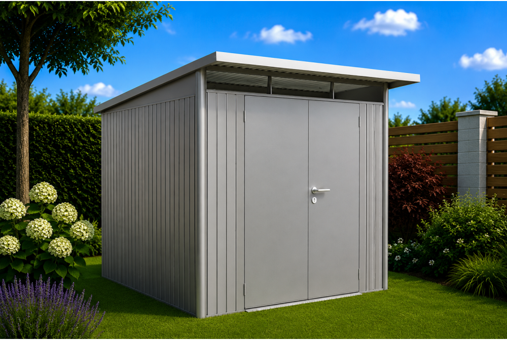Abri métal BIOHORT AvantGarde A5 double porte