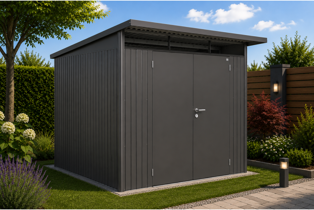 Abri métal BIOHORT AvantGarde A6 double porte