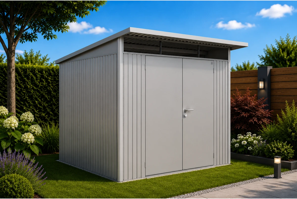Abri métal BIOHORT AvantGarde A6 double porte