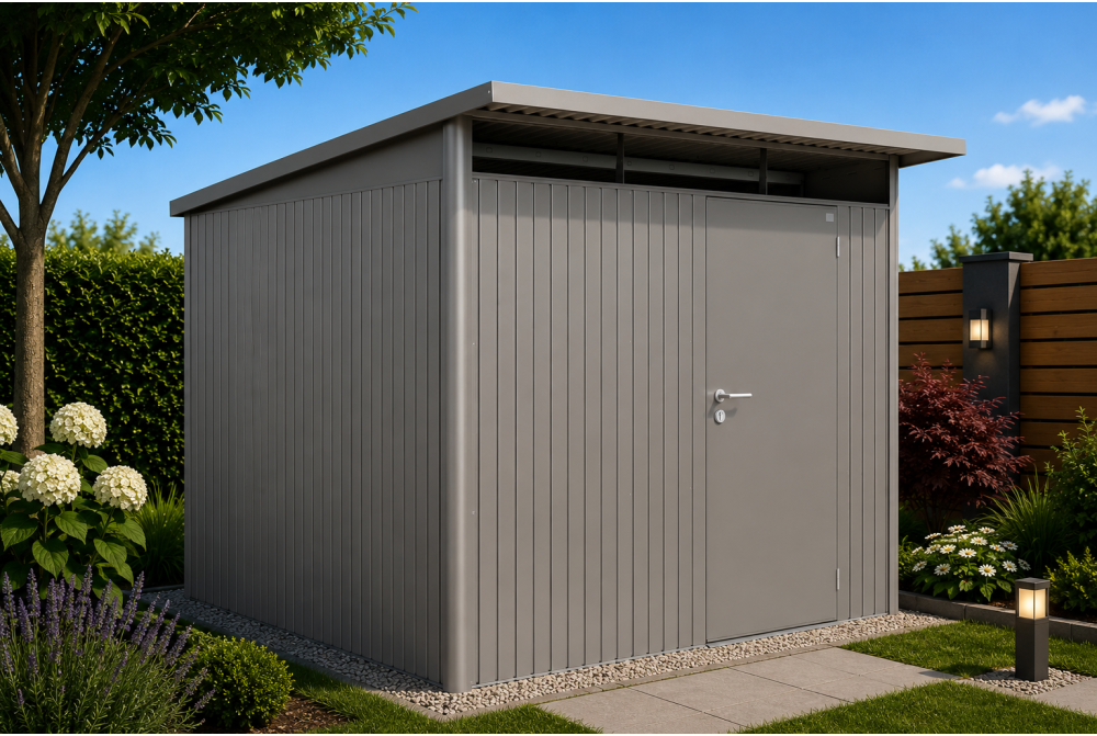 Abri métal BIOHORT AvantGarde A6 porte simple