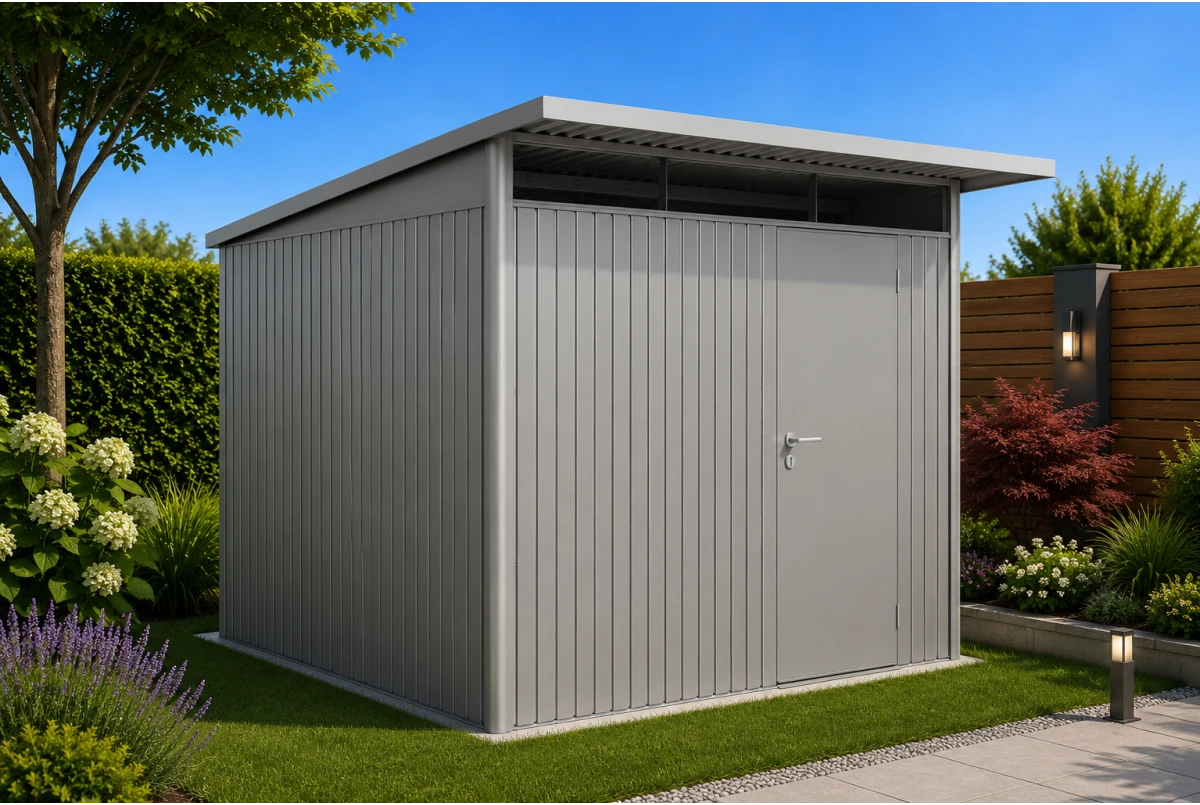 Abri métal BIOHORT AvantGarde A6 porte simple