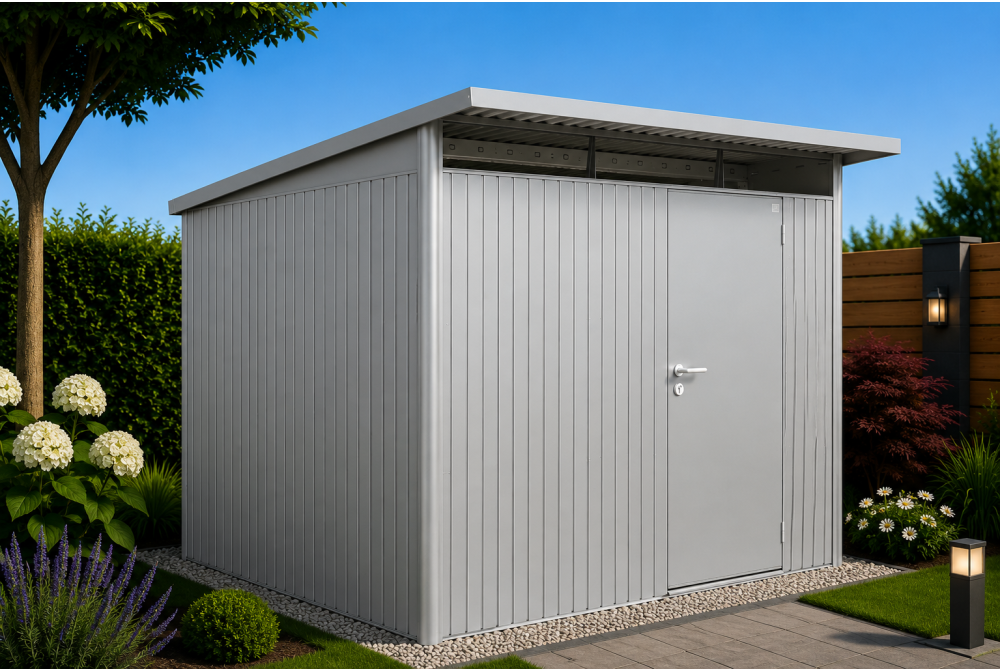 Abri métal BIOHORT AvantGarde A7 porte simple
