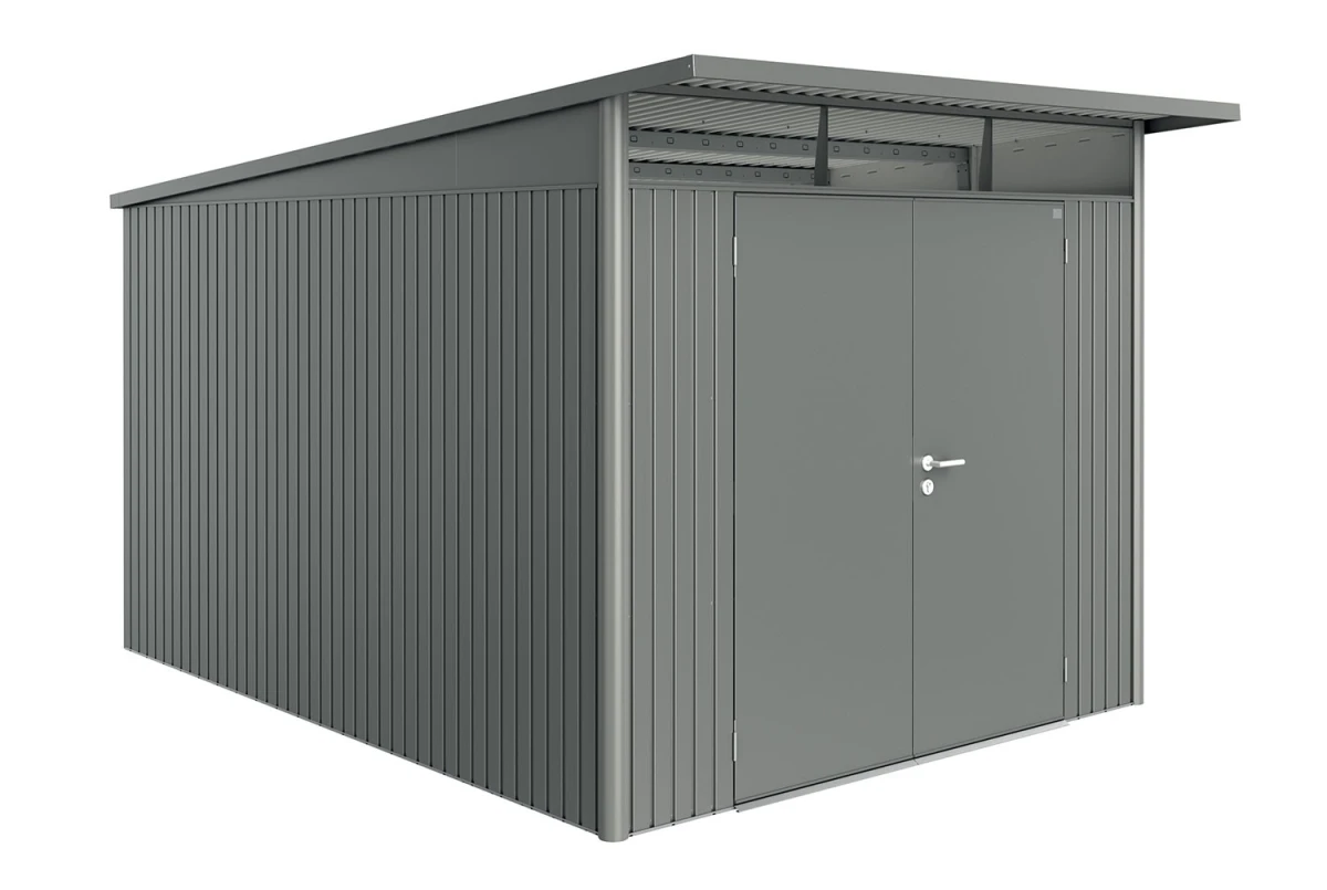 Abri métal BIOHORT AvantGarde A8 double porte