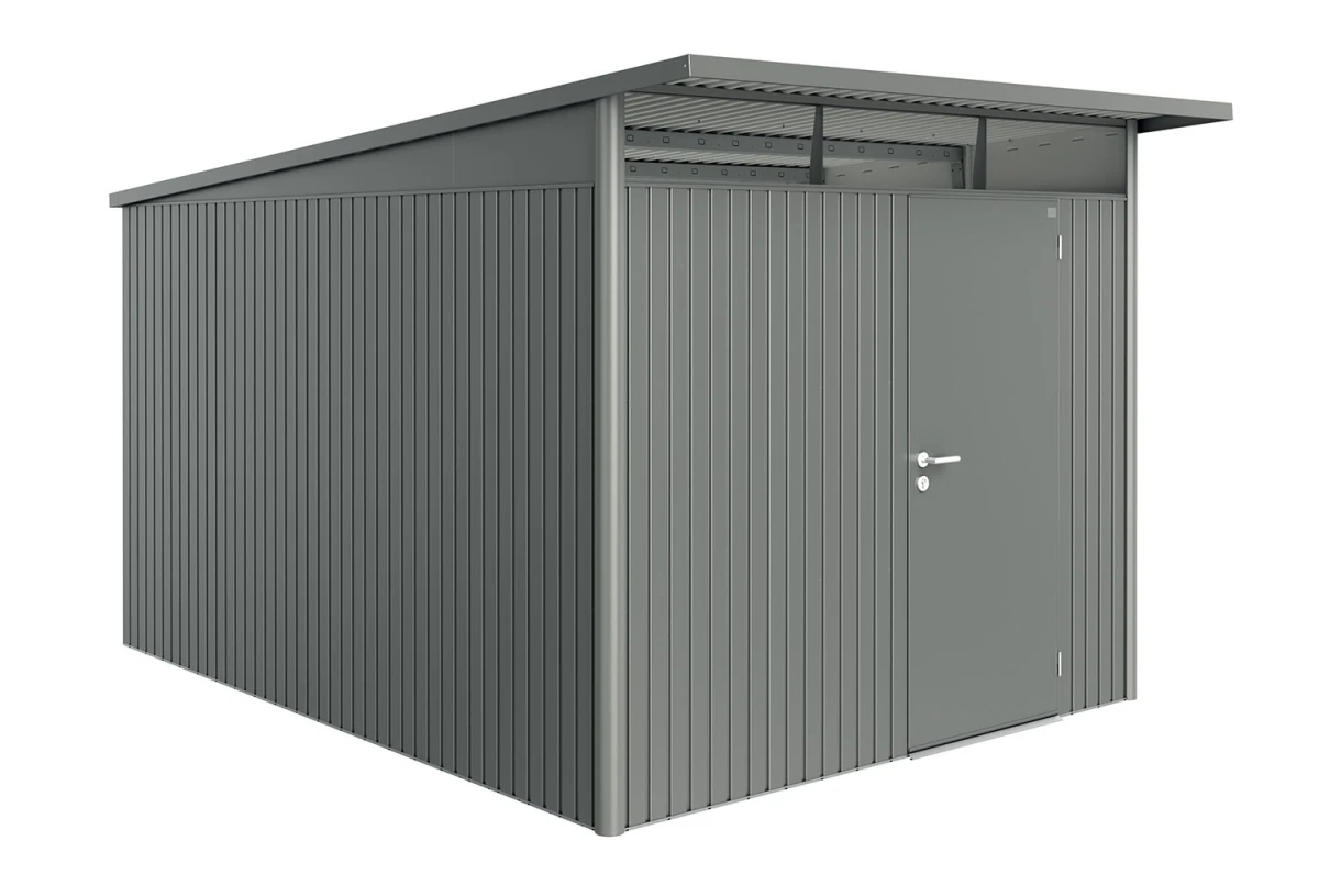 Abri métal BIOHORT AvantGarde A8 porte simple