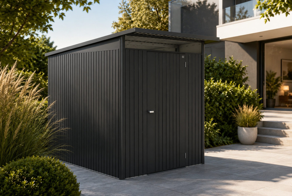 Abri métal BIOHORT AvantGarde ECO A3 porte simple