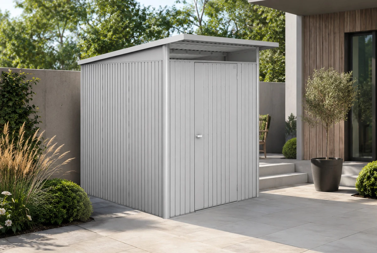 Abri métal BIOHORT AvantGarde ECO A3 porte simple
