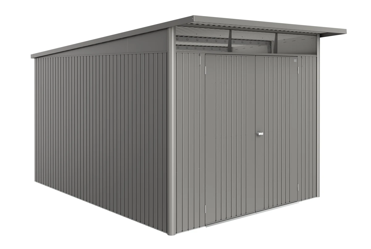 Abri métal BIOHORT AvantGarde ECO A8 double porte