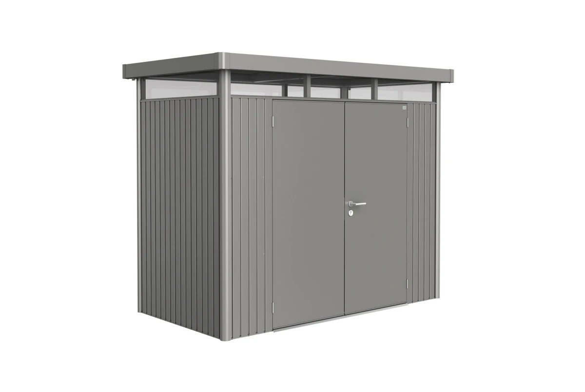 Abri métal BIOHORT HighLine H1 porte double