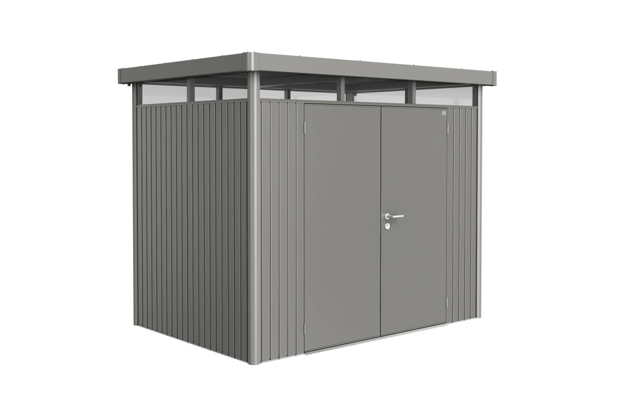Abri métal BIOHORT HighLine H2 double porte