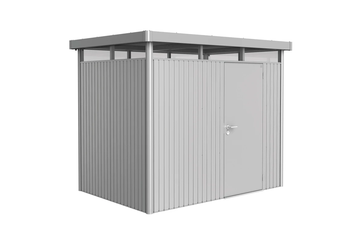 Abri métal BIOHORT HighLine H2 porte simple