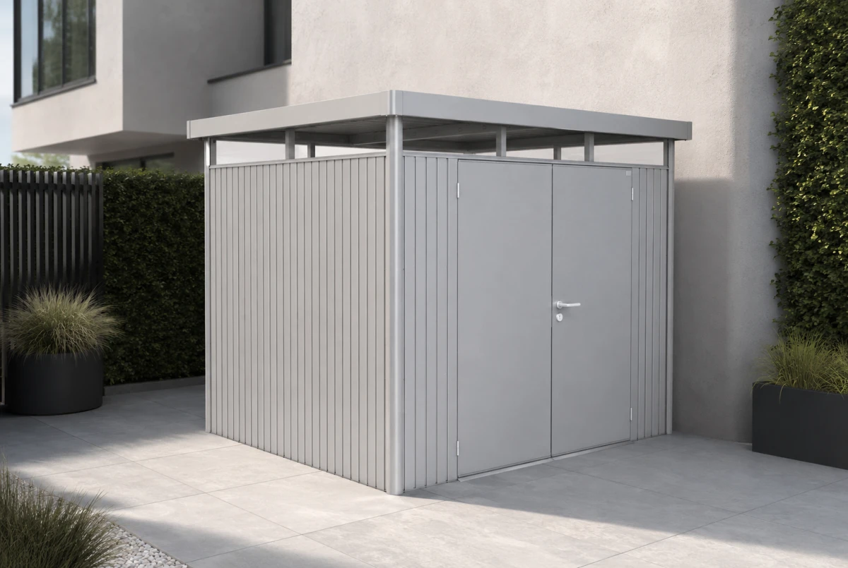 Abri métal BIOHORT HighLine H3 double porte