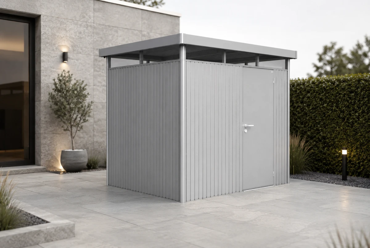 Abri métal BIOHORT HighLine H3 porte simple