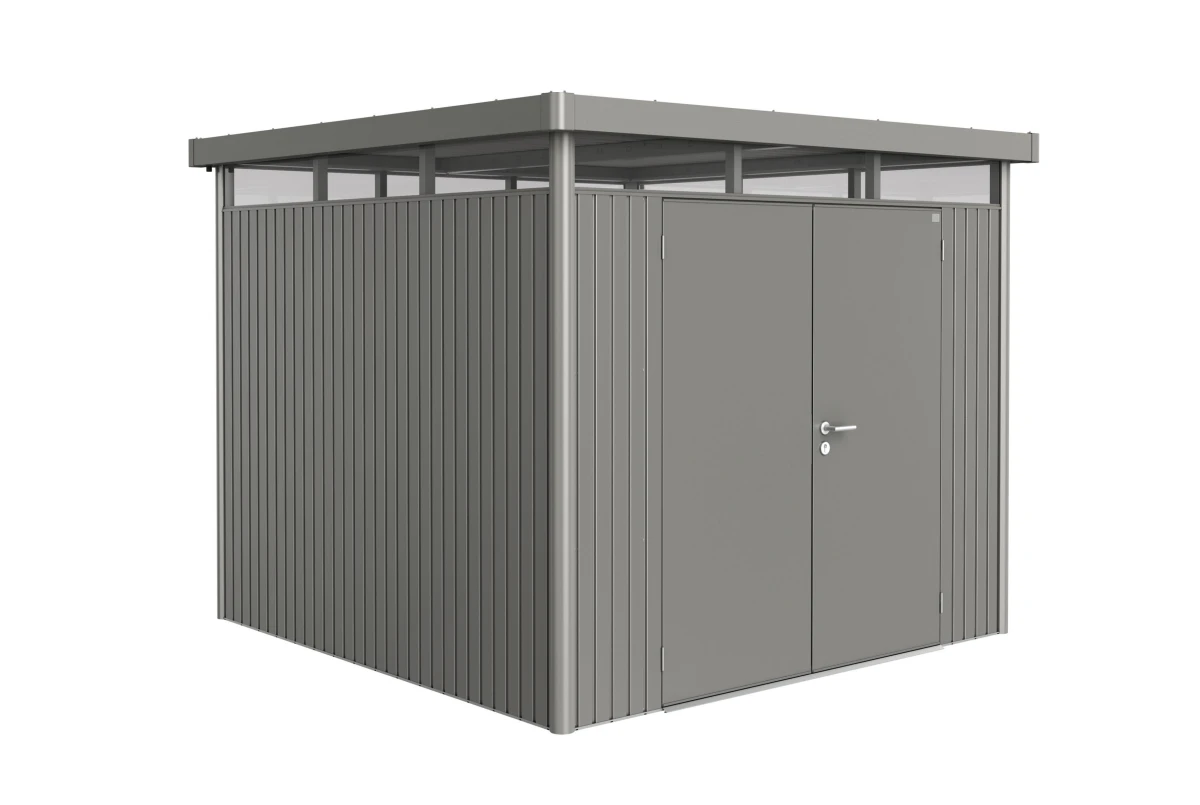 Abri métal BIOHORT HighLine H4 double porte