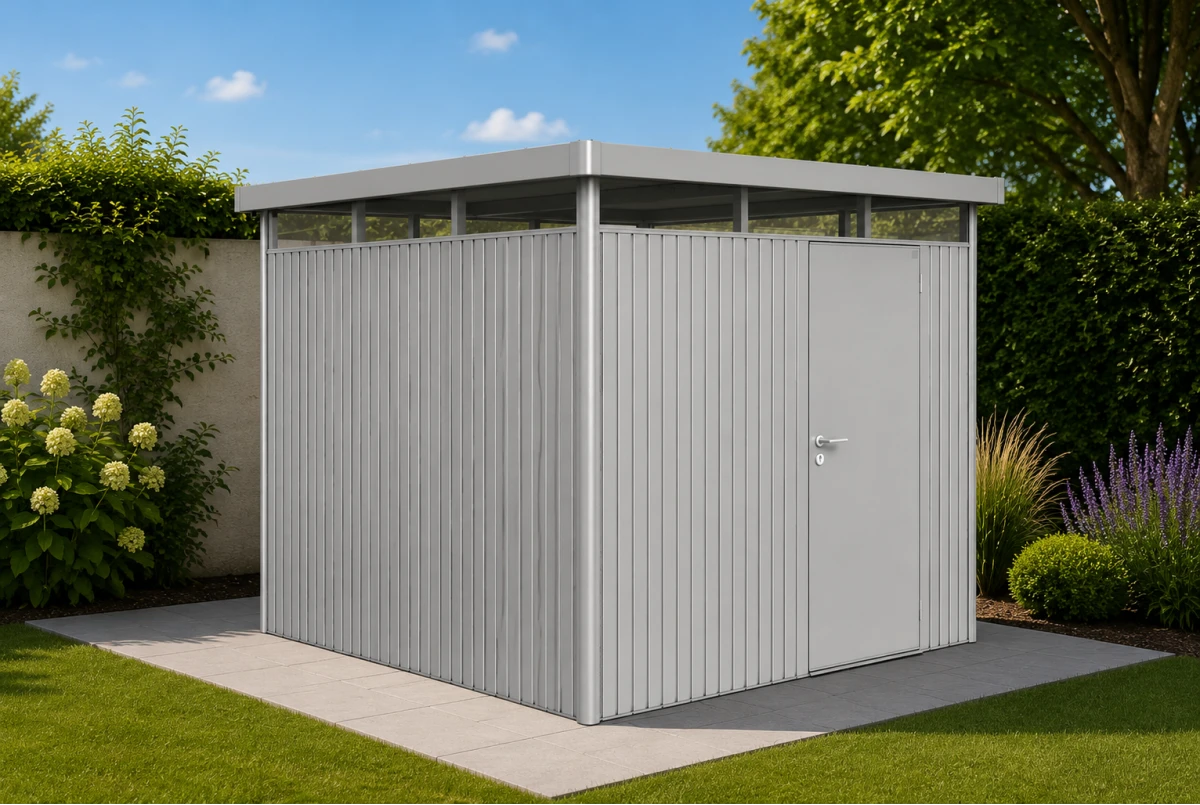 Abri métal BIOHORT HighLine H4 porte simple