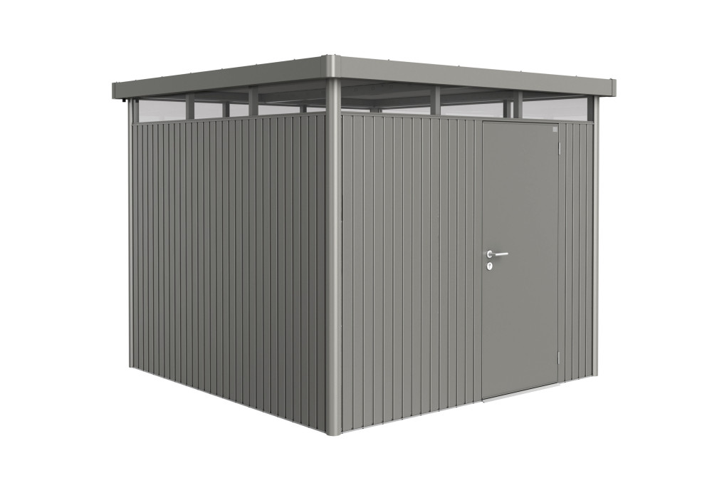 Abri métal BIOHORT HighLine H4 porte simple