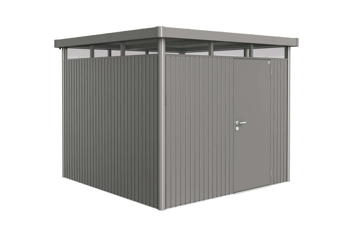 Abri métal BIOHORT HighLine H4 porte simple
