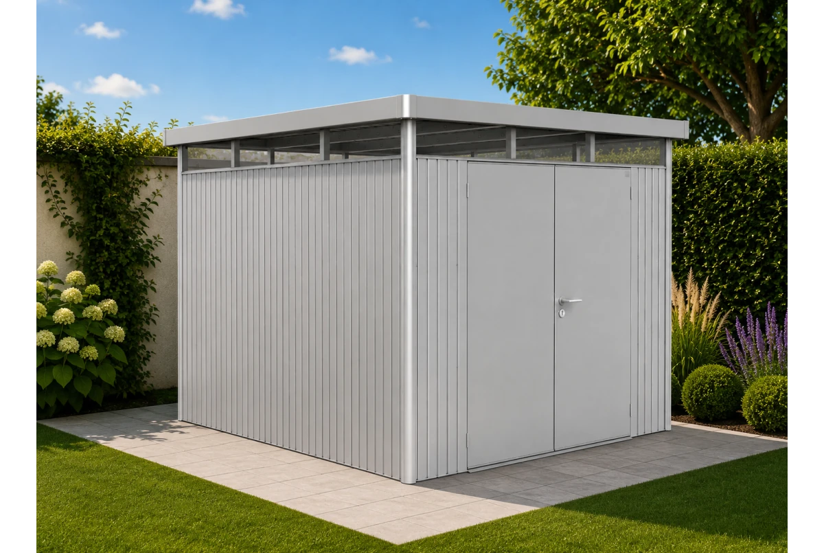 Abri métal BIOHORT HighLine H5 double porte