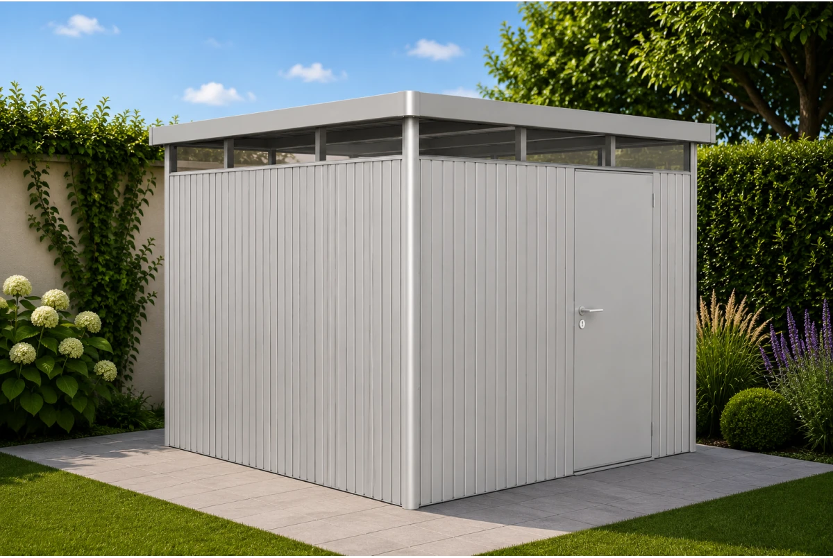 Abri métal BIOHORT HighLine H5 porte simple