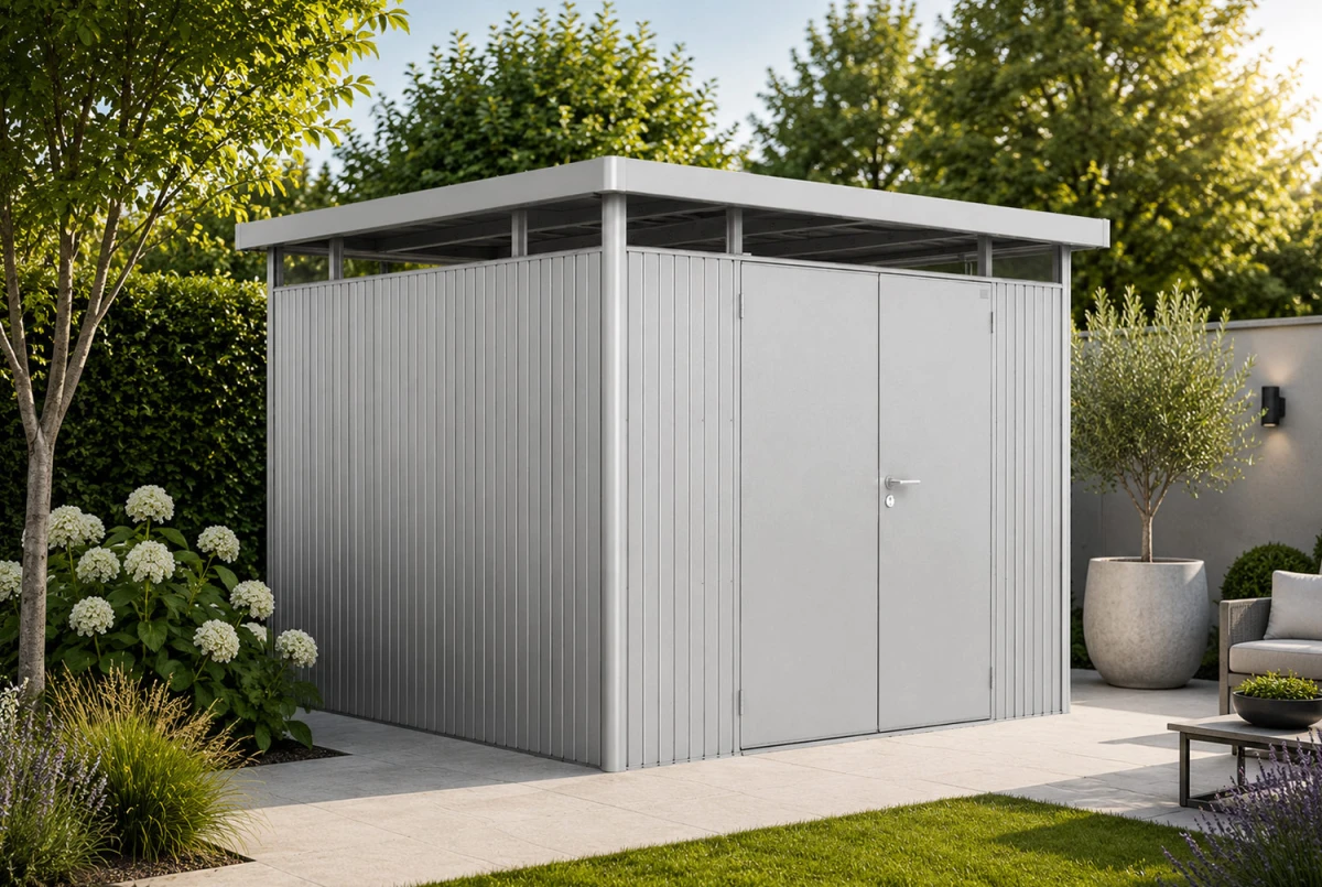 Abri métal BIOHORT HighLine H6 double porte