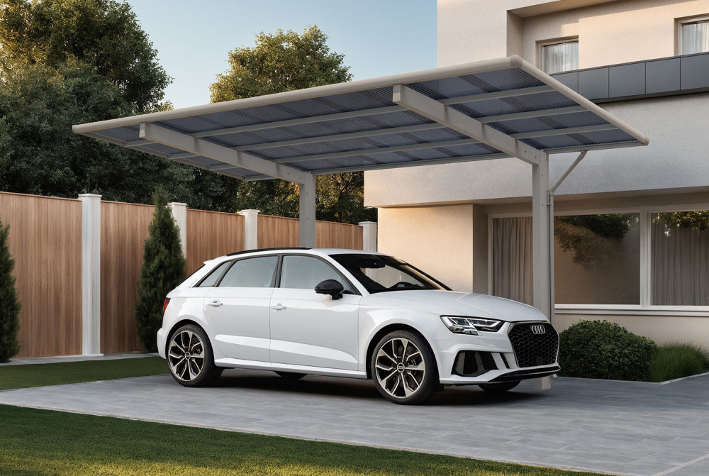 Carport XIMAX WING T80 – 5,31m×2,76m – 100 kg/m²