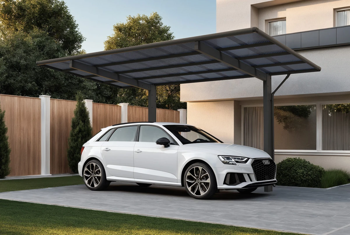Carport XIMAX WING T80 – 5,31m×2,76m – 100 kg/m²