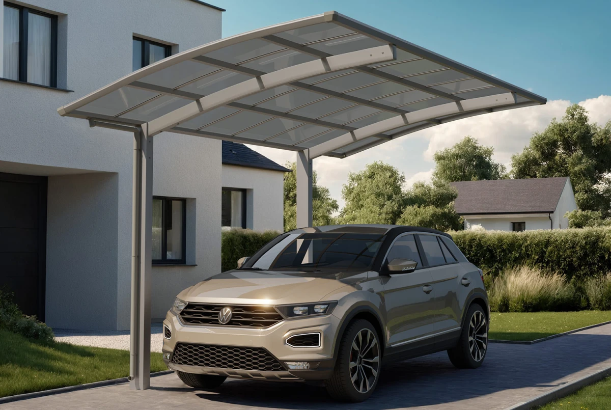 Carport XIMAX PORTOFORTE T80 – 4,96m×2,7m – 100 kg/m²