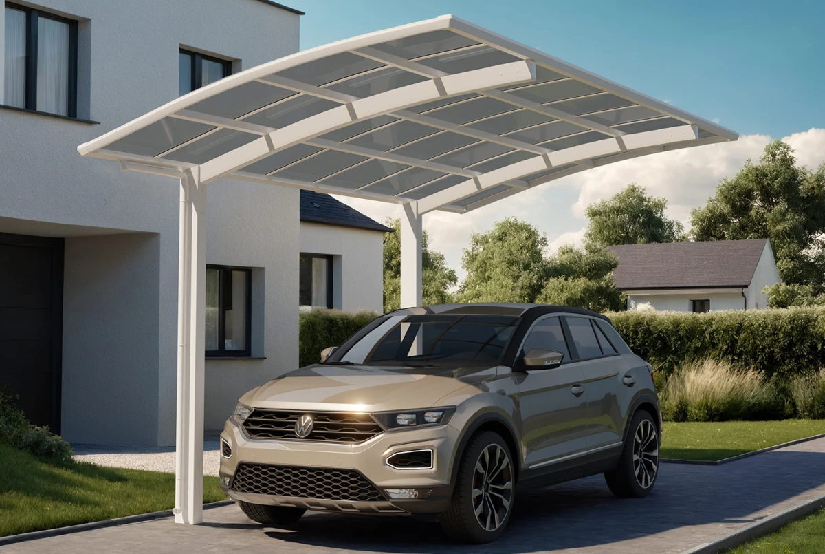 Carport XIMAX PORTOFORTE T80 – 4,96m×2,7m – 100 kg/m²