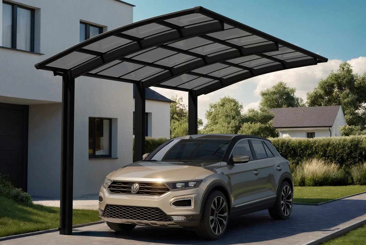 Carport XIMAX PORTOFORTE T110 xs – 4,95m×2,4m – 137kg/m²