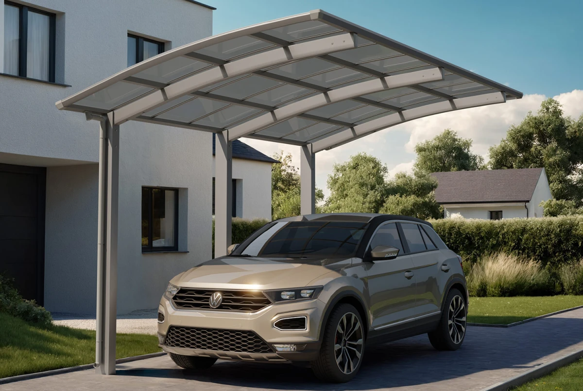 Carport XIMAX PORTOFORTE T110 xl – 4,95m×3,01m – 137kg/m²