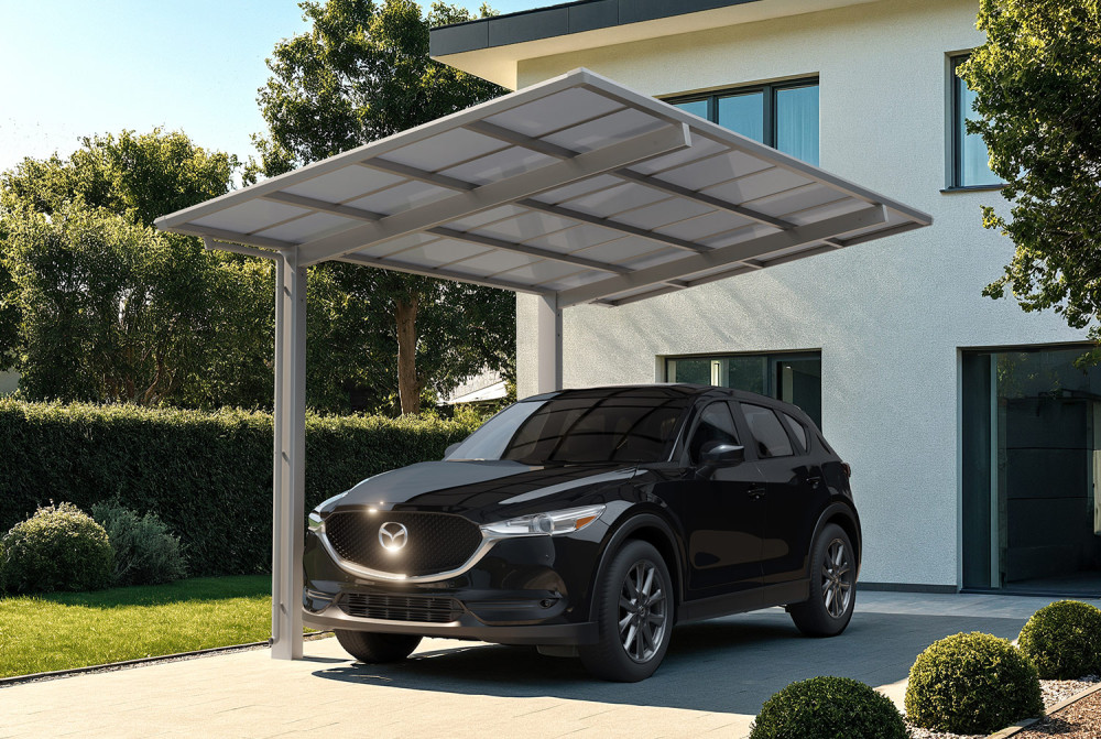 Carport XIMAX LINÉA T80 xl – 4,95m×3,02m – 100 kg/m²