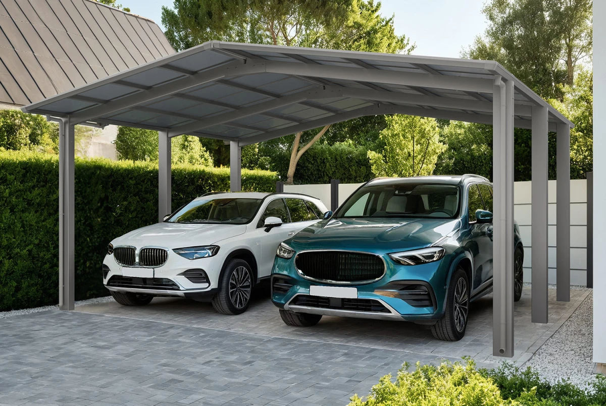 Carport XIMAX LINÉA T110 Rall. – 5,56m×2,73m – 137kg/m²